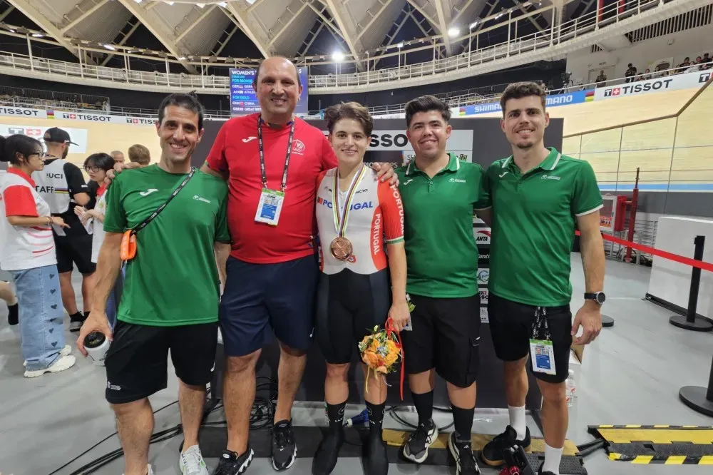 Seleção Nacional estreia-se com medalha de bronze nos mundiais de pista